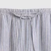 Pantalon ample décontracté en mélange de lin