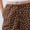Pantalon ample décontracté en mélange de lin
