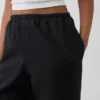 Pantalon ample décontracté en mélange de lin