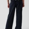 Pantalon ample décontracté à jambes larges en maille gaufrée pour enfant
