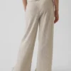 Pantalon ample décontracté à jambes larges en maille gaufrée pour enfant