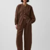 Pantalon ample en gaze de coton