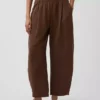 Pantalon ample en gaze de coton