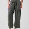 Pantalon ample en gaze de coton