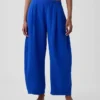 Pantalon ample en gaze de coton