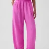 Pantalon ample en gaze de coton