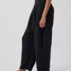 Pantalon ample en gaze de coton