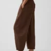 Pantalon ample en gaze de coton