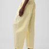 Pantalon ample en gaze de coton