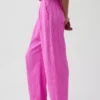 Pantalon ample en gaze de coton