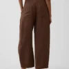 Pantalon ample en gaze de coton