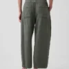 Pantalon ample en gaze de coton