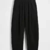 Pantalon ample en gaze de coton