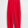 Pantalon ample en gaze de coton