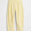 Pantalon ample en gaze de coton