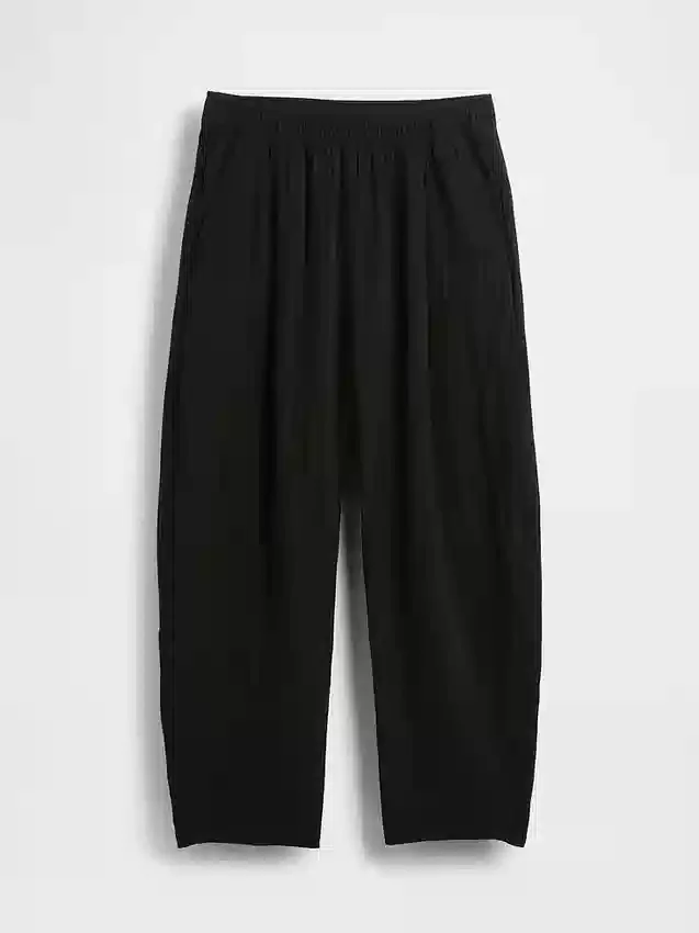 Pantalon ample en gaze de coton