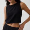 Pantalon ample en gaze de coton
