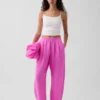 Pantalon ample en gaze de coton