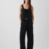Pantalon ample en mélange de lin