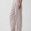 Pantalon ample en mélange de lin