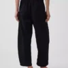 Pantalon ample en mélange de lin