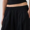 Pantalon ample en mélange de lin