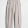 Pantalon ample en mélange de lin
