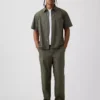 Pantalon ample en popeline style années 90