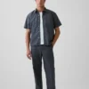 Pantalon ample en popeline style années 90
