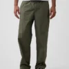 Pantalon ample en popeline style années 90