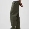 Pantalon ample en popeline style années 90