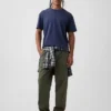 Pantalon ample en popeline style années 90