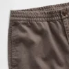 Pantalon ample et fuselé en lin et coton