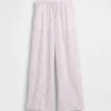 Pantalon ample facile à enfiler en lin et coton pour enfants