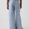 Pantalon ample facile à enfiler en lin et coton pour enfants