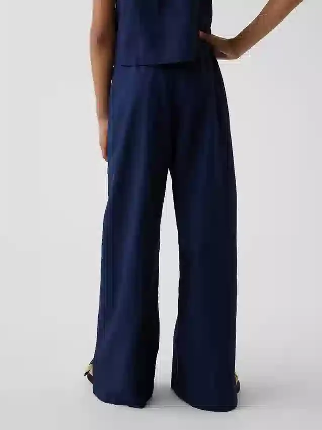 Pantalon ample facile à enfiler en lin et coton pour enfants