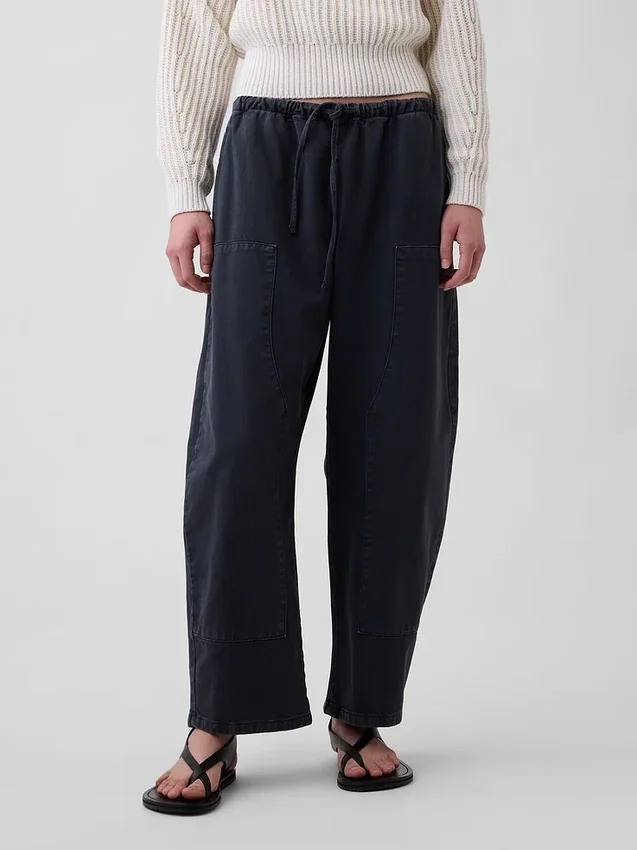 Pantalon ample à genoux renforcés