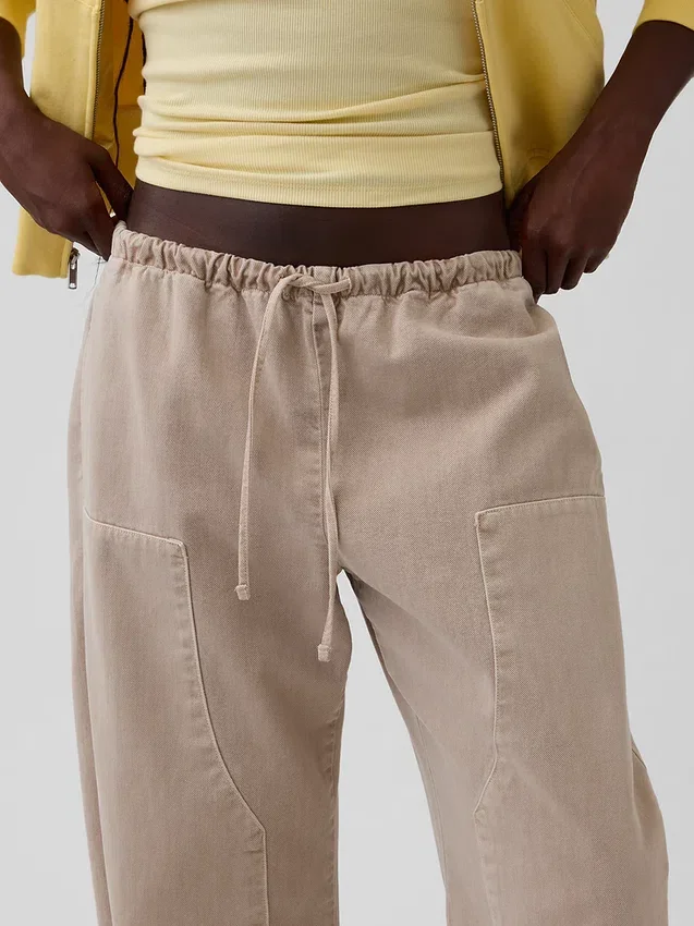 Pantalon ample à genoux renforcés