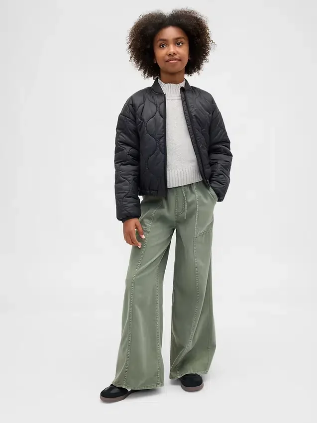 Pantalon baggy en sergé pour enfant