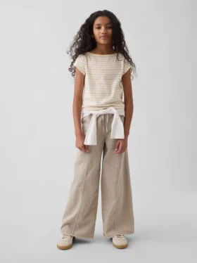 Pantalon baggy en sergé pour enfant