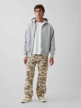 Pantalon cargo ample