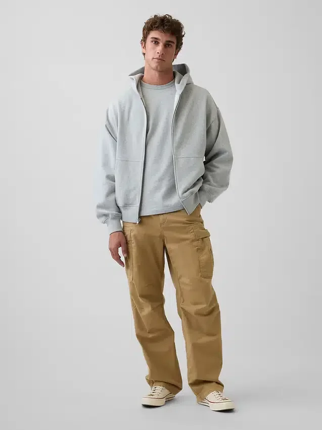 Pantalon cargo ample