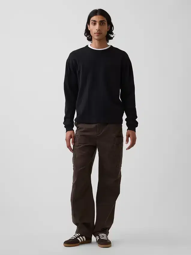 Pantalon cargo ample