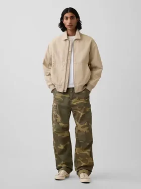 Pantalon cargo ample