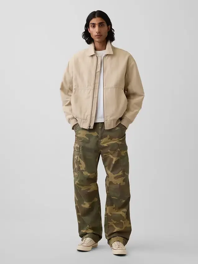 Pantalon cargo ample