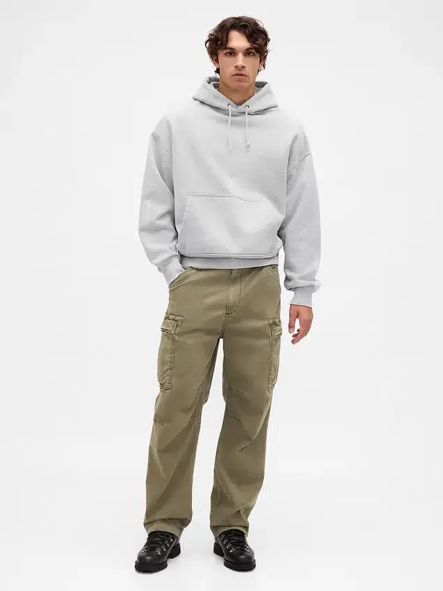 Pantalon cargo ample