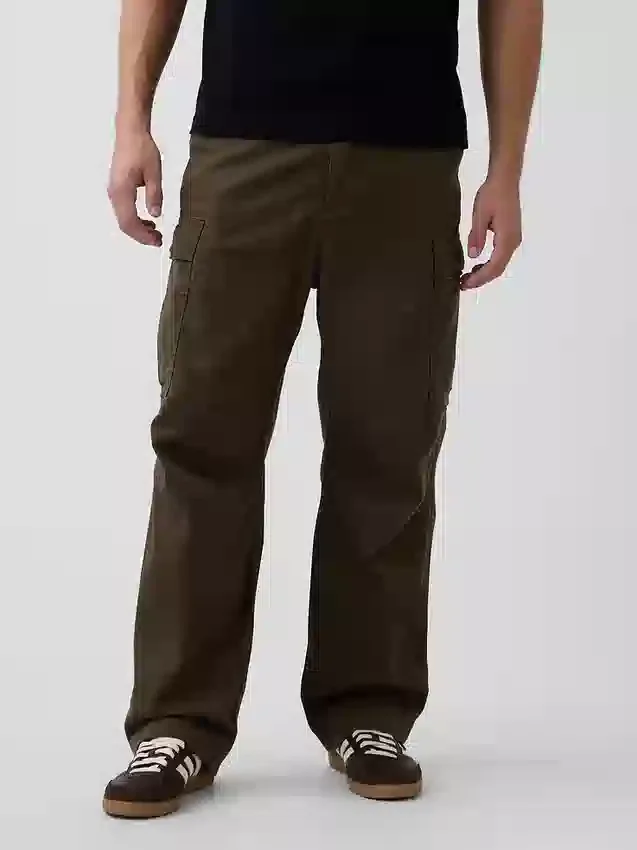 Pantalon cargo ample