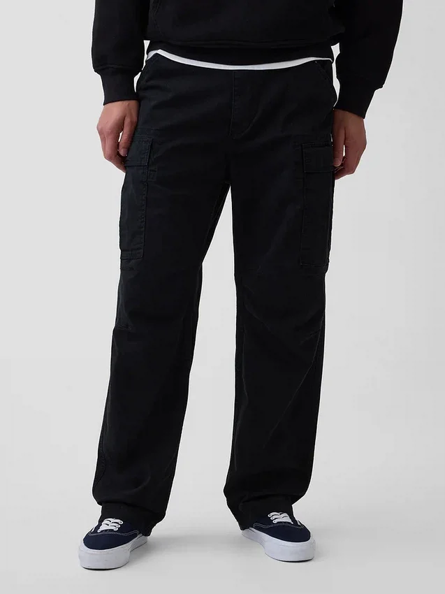 Pantalon cargo ample
