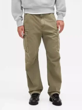 Pantalon cargo ample