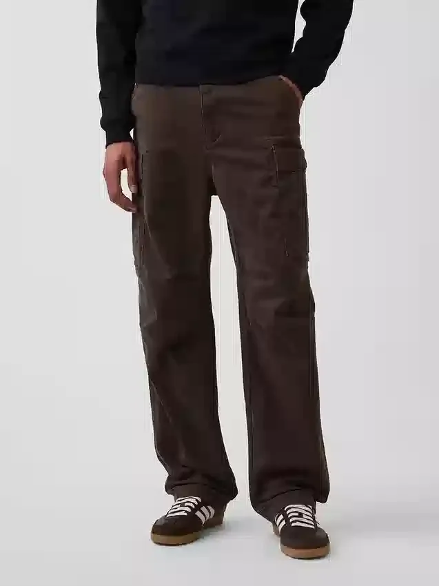 Pantalon cargo ample